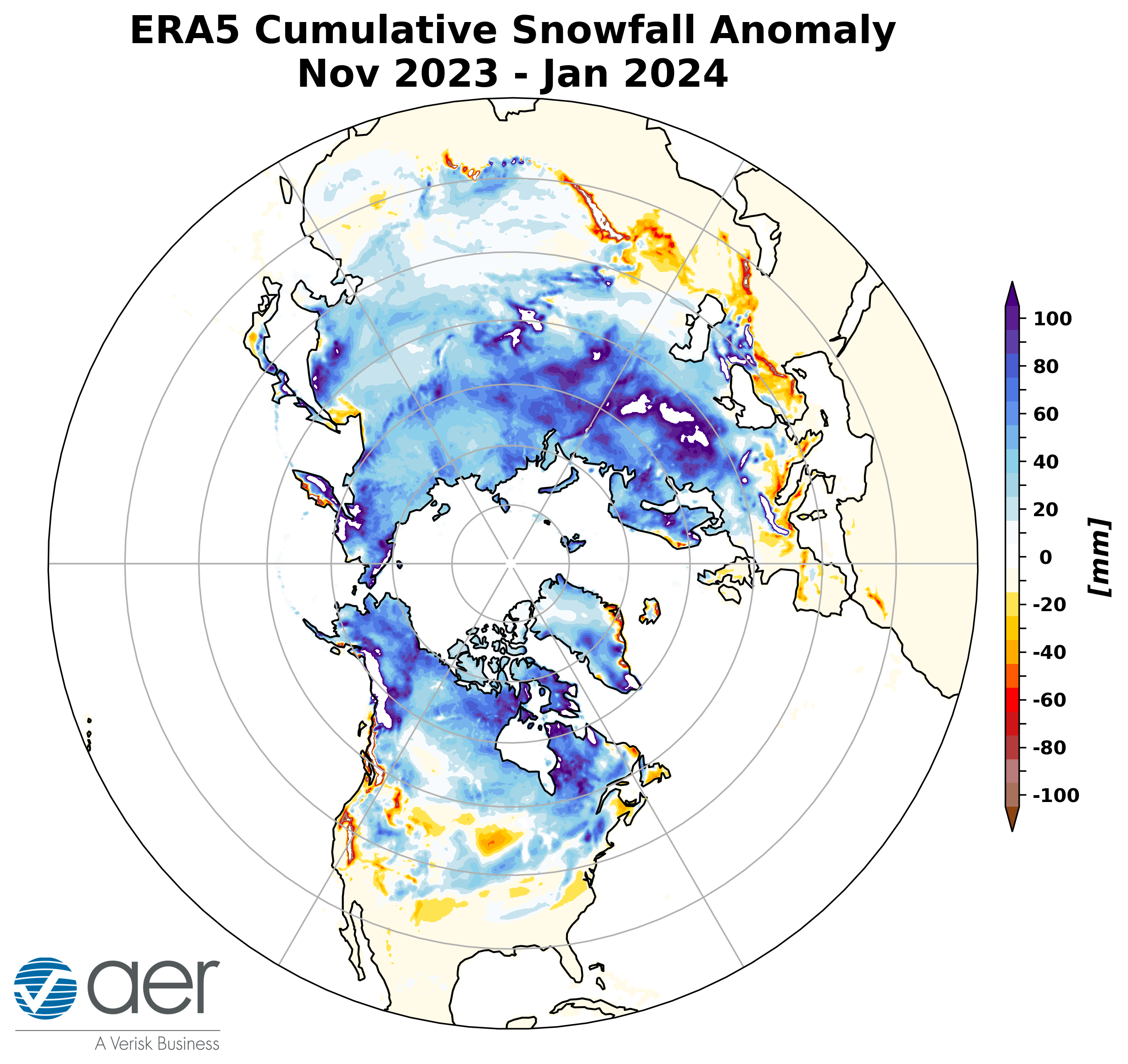 Snowfall is changing across the globe, new maps show